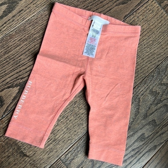 Burberry Other - Burberry pink leggings children’s baby 6 months designer luxury sale
